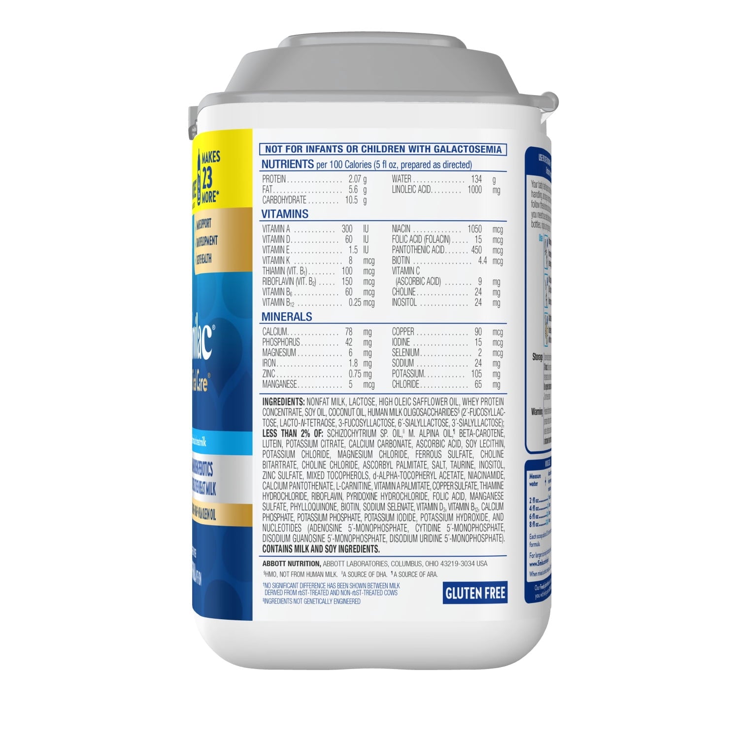 Similac 360 Total Care Baby Formula Powder, 34-oz Tub