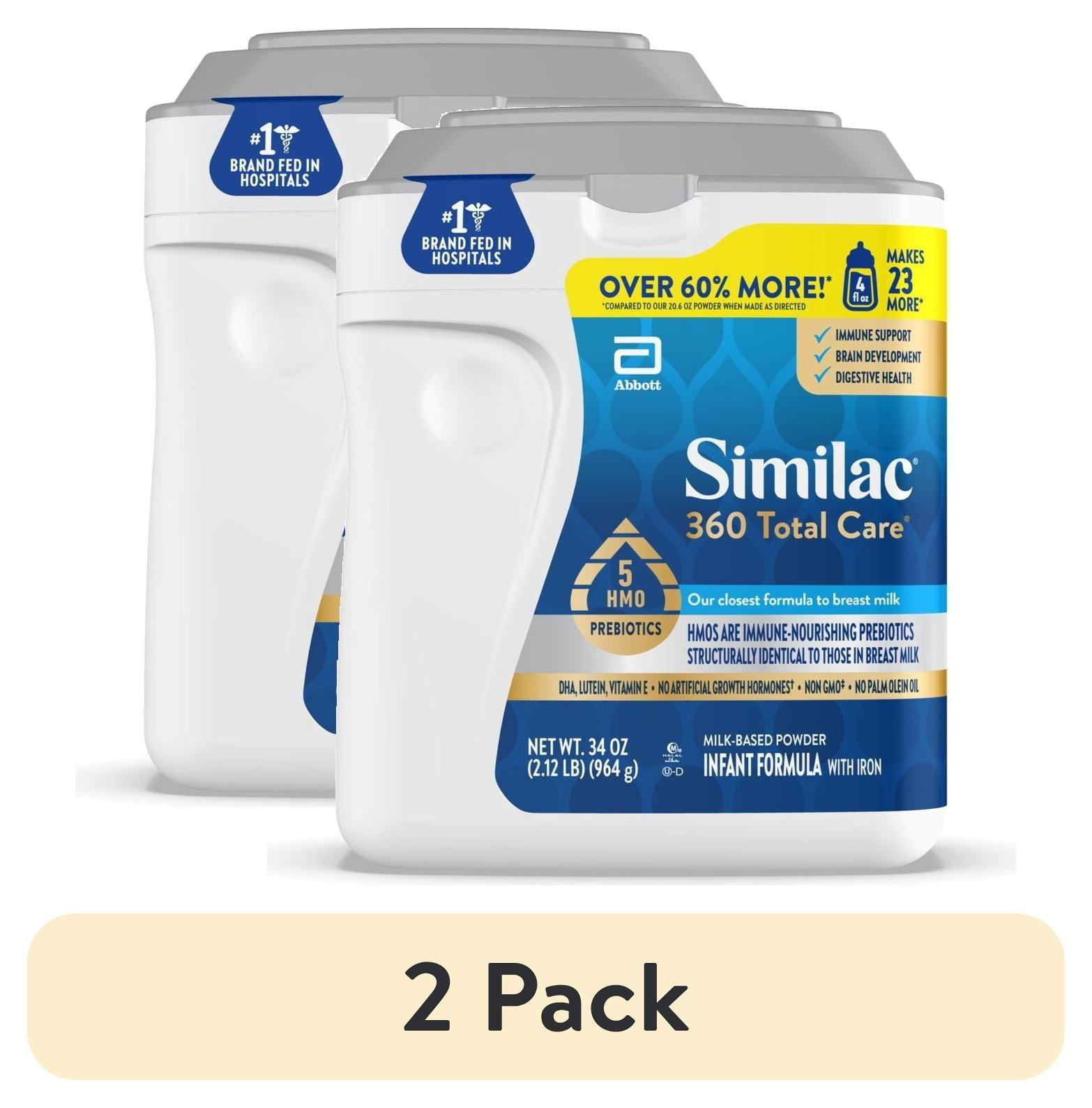 Similac 360 Total Care Baby Formula Powder, 34-oz Tub