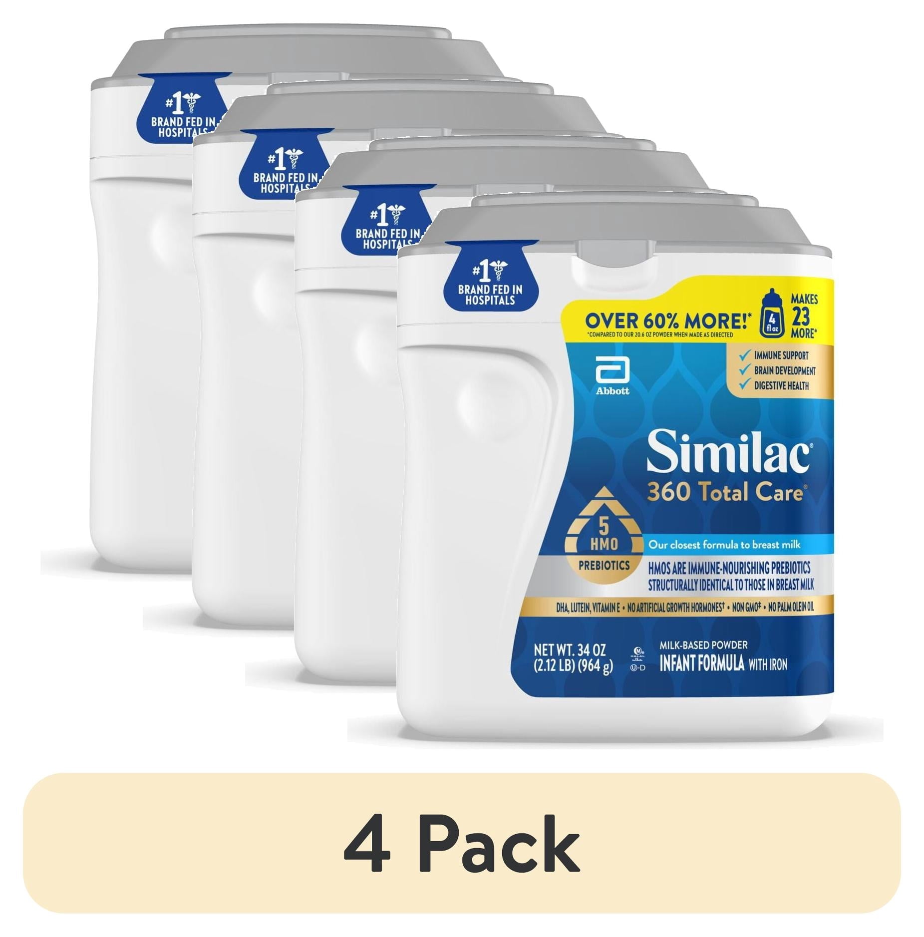 Similac 360 Total Care Baby Formula Powder, 34-oz Tub