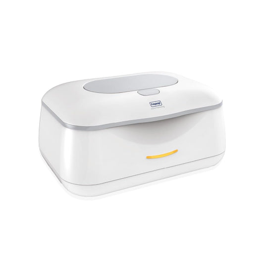 Hopop Baby Wipes Warmer | Universal Design,Fits almost All Baby Wet Wipes Dispenser | Keep Your Baby's Wipes Warm and Cozy | Easy & Convenient to use | In Built Night Light | White