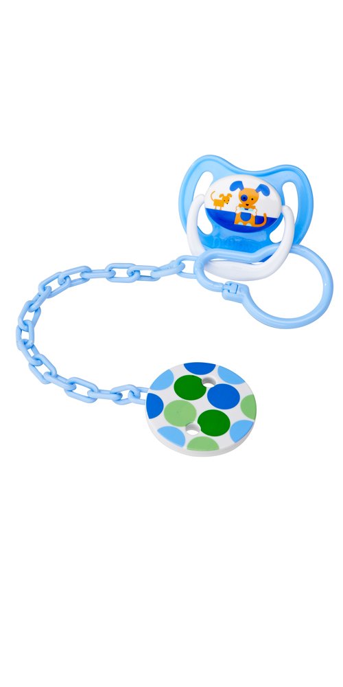 Dr. Brown's Kid's Pacifier Chain Baby Soother Clip (Multicolour)