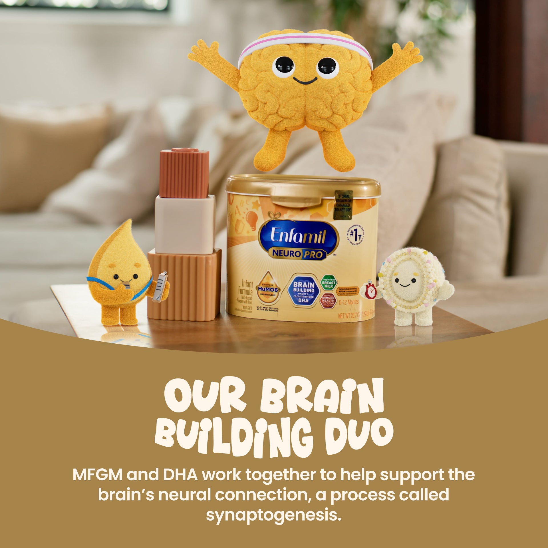 Enfamil NeuroPro Baby Formula, Brain Building Duo DHA & MFGM, Infant Formula Powder, 36.6 oz XL Value Can