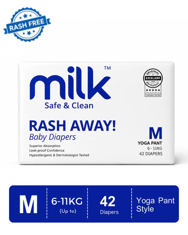 Milk Safe & Clean Rash Away Baby Diaper Pants