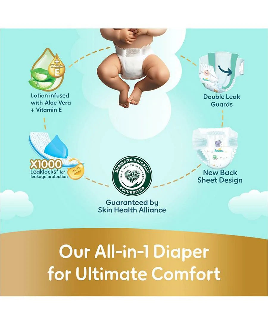 Pampers Ultimate Comfort Tape Style Diapers Size 3 6–10kg 62 Pcs dubai