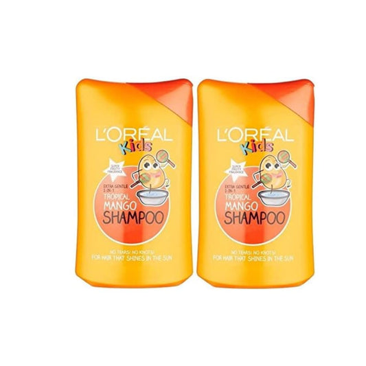 L'Oreal Paris 2-in-1 Kids Tropical Mango Shampoo 250 ml Pack of 2