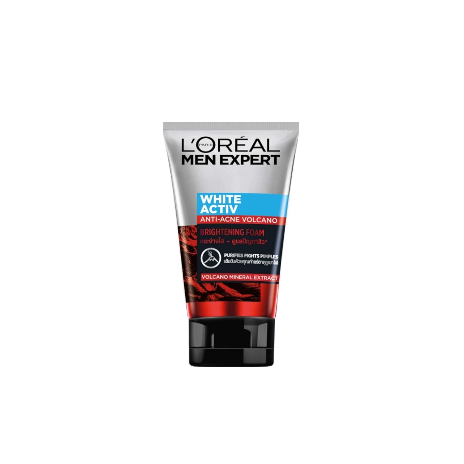 L'Oreal Paris Men Expert Volcano Red Foam Facewash, 100ml