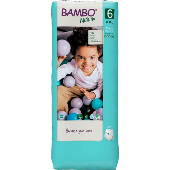 Bambo Nature Premium Baby Pants Diapers for Kids XXL Size (15+ Kgs),38 Count