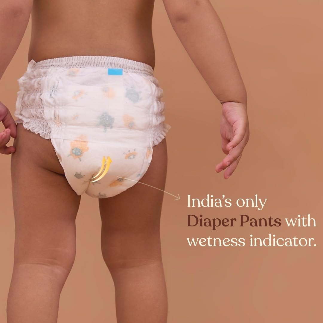.allter Organic Bamboo Pant Style Baby Diapers L Size (13-17 Kg)|24 Count (Pack Of 1)|Rash Free, Super Absorbent, 3X Softer, with Wetness Indicator | Explorer