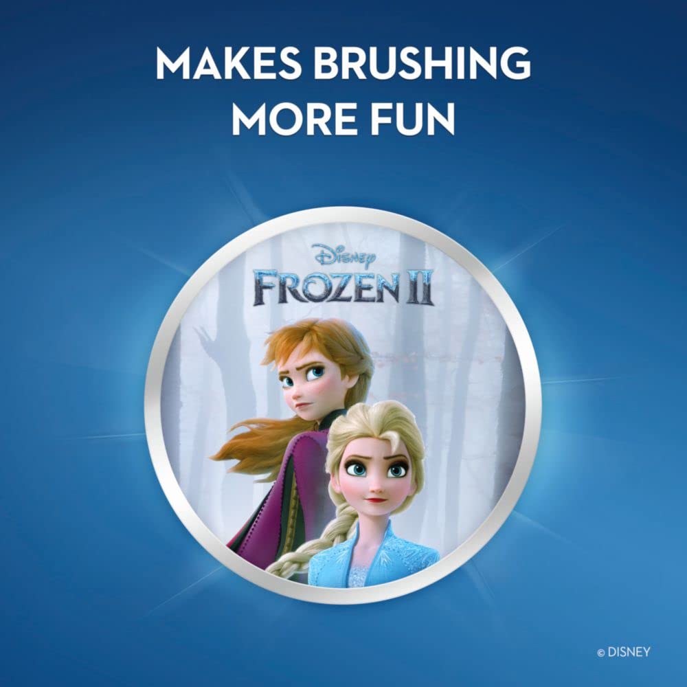 Oral B Pro-Health Jr. Battery Powered Kid's automatic Toothbrush featuring Disney's Frozen, Soft, 1 ct