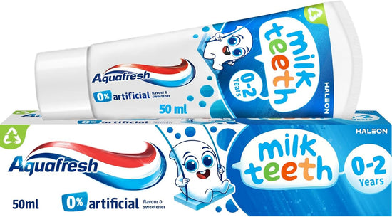 AQUAFRESH MILK TEETH TOOTHPASTE (0-2Y) - 50ML