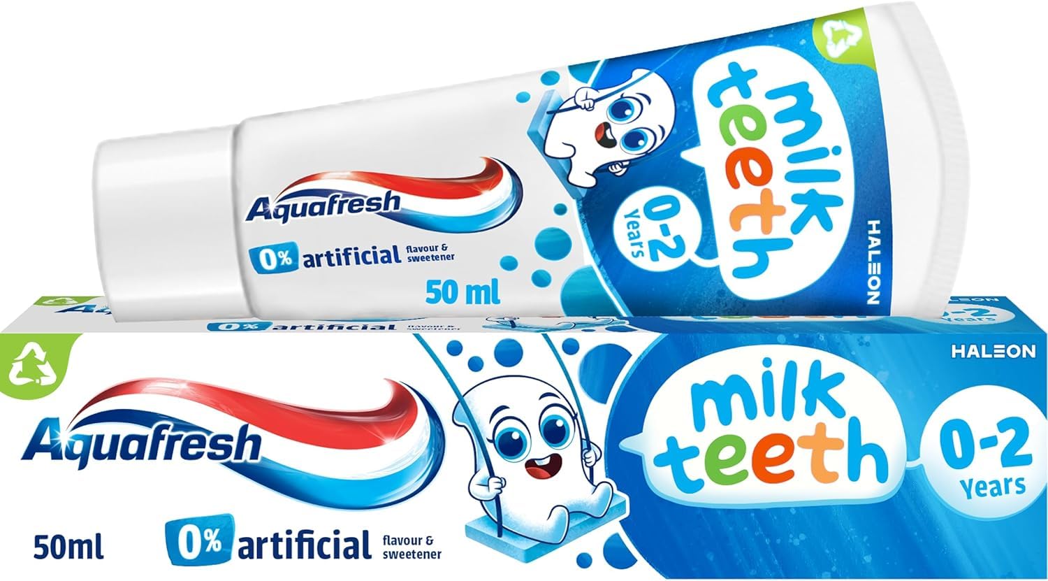 Aquafresh Little Teeth Toothpaste (3-5Y) - 50Ml - Cavity Protection, 1 Piece