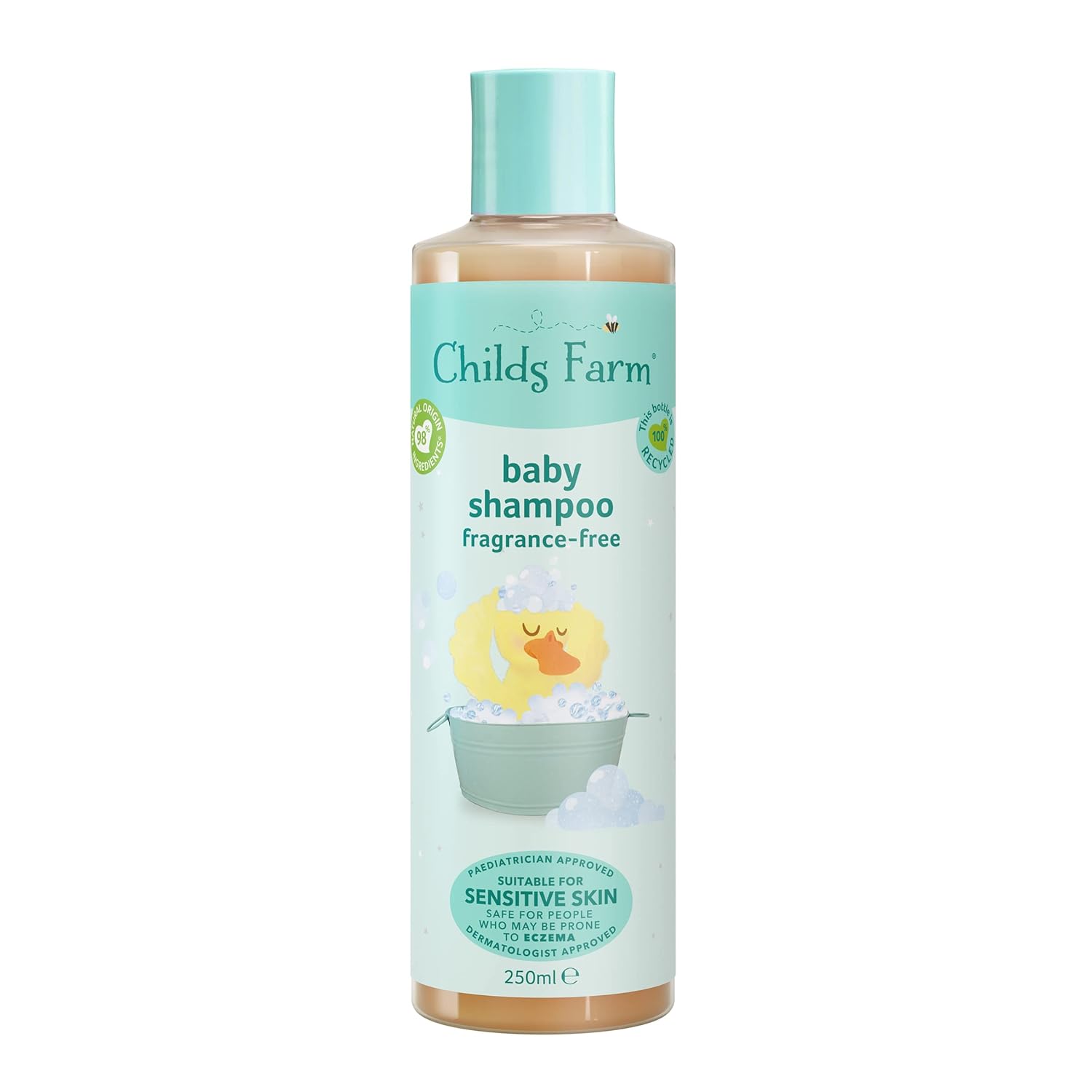 Childs Farm baby shampoo, unfragranced 250ml