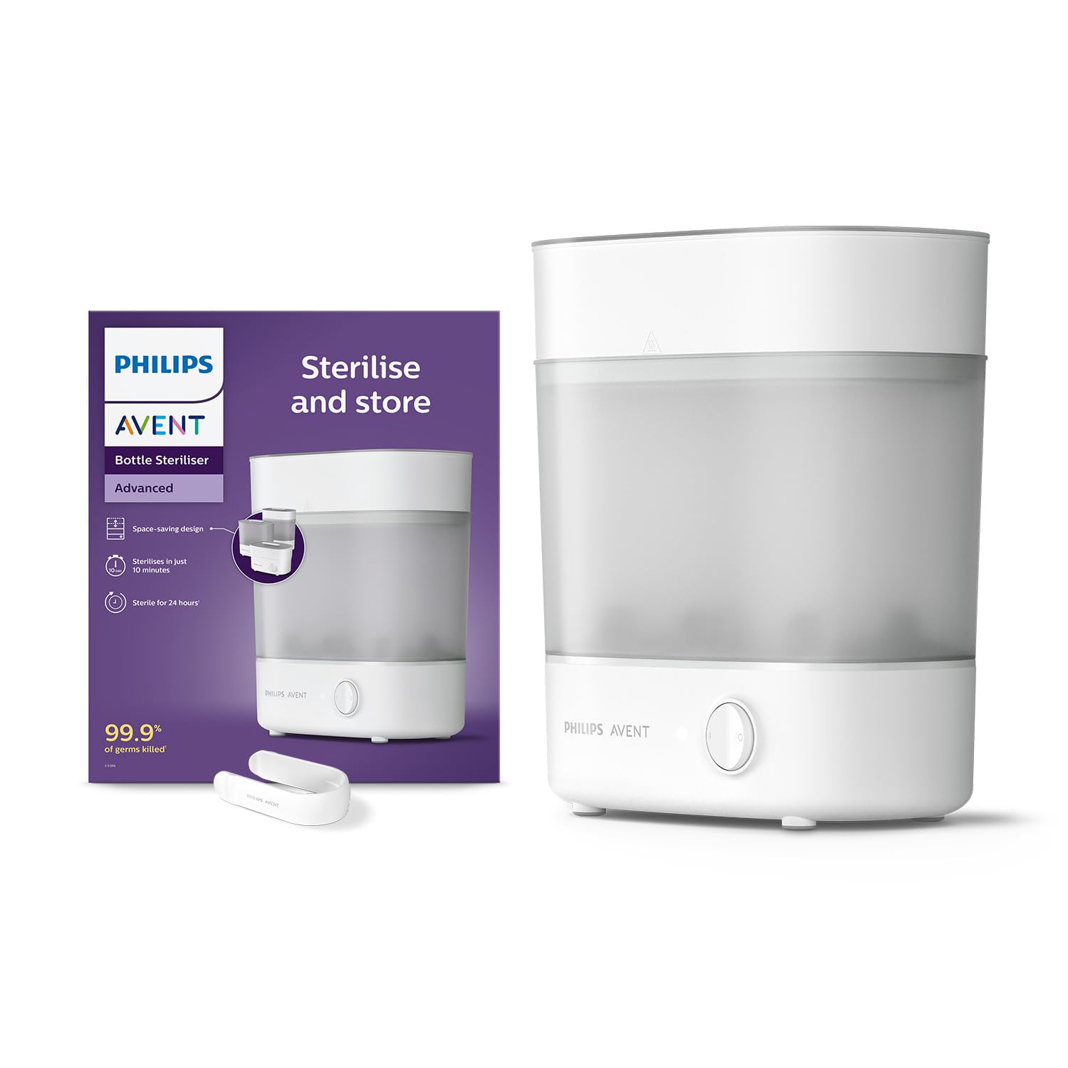 Philips Avent Microwave Sterilizing Bag | Kills 99.9% Germs | Sterilizes Bottles, Breast Pump and Baby Products in 90 Sec | 100 Sterilization Cycle in One Pack | Pack of 5 Bags (White) | Scf297/05
