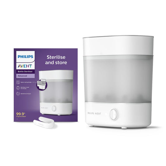 Philips Avent Microwave Sterilizing Bag | Kills 99.9% Germs | Sterilizes Bottles, Breast Pump and Baby Products in 90 Sec | 100 Sterilization Cycle in One Pack | Pack of 5 Bags (White) | Scf297/05