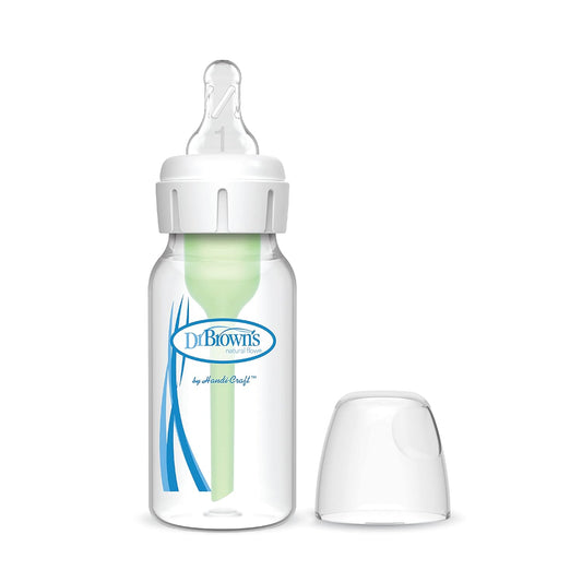 Dr. Brown's 4 oz Narrow Bottle (120 ml, Pack of 1, White)