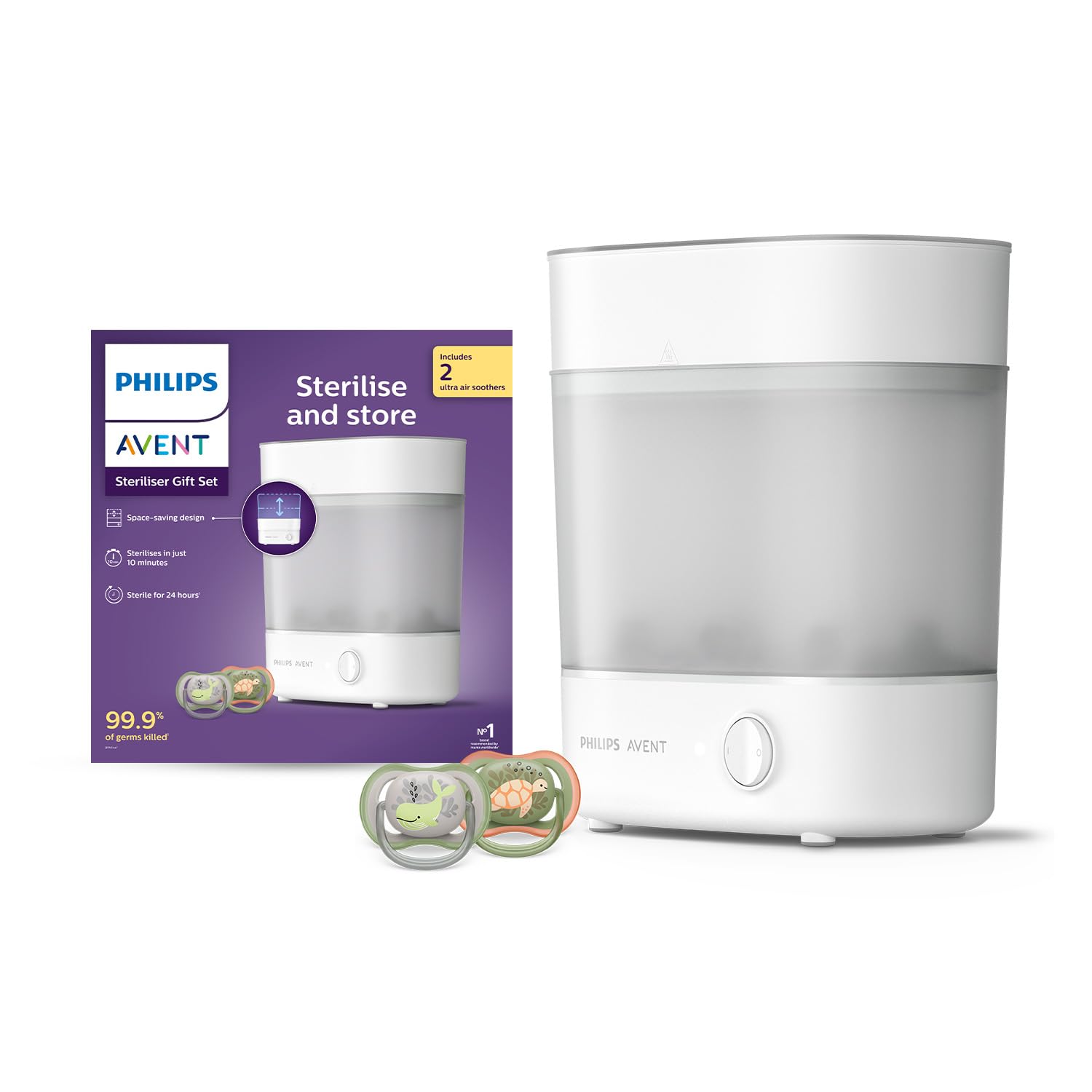 Philips Avent Microwave Sterilizing Bag | Kills 99.9% Germs | Sterilizes Bottles, Breast Pump and Baby Products in 90 Sec | 100 Sterilization Cycle in One Pack | Pack of 5 Bags (White) | Scf297/05