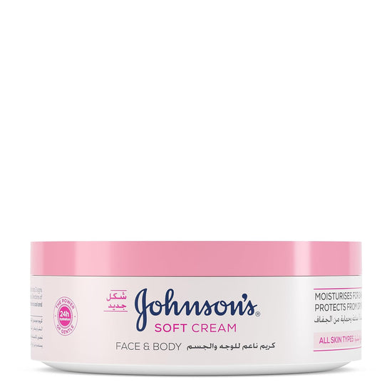 Johnson's 24 Hour Moisture Soft Cream, 200ml