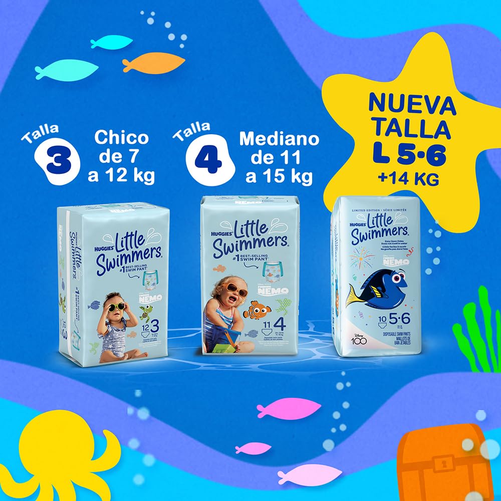 Huggies Little Swimmers Diapers - Large - 10 Ct - Unisex