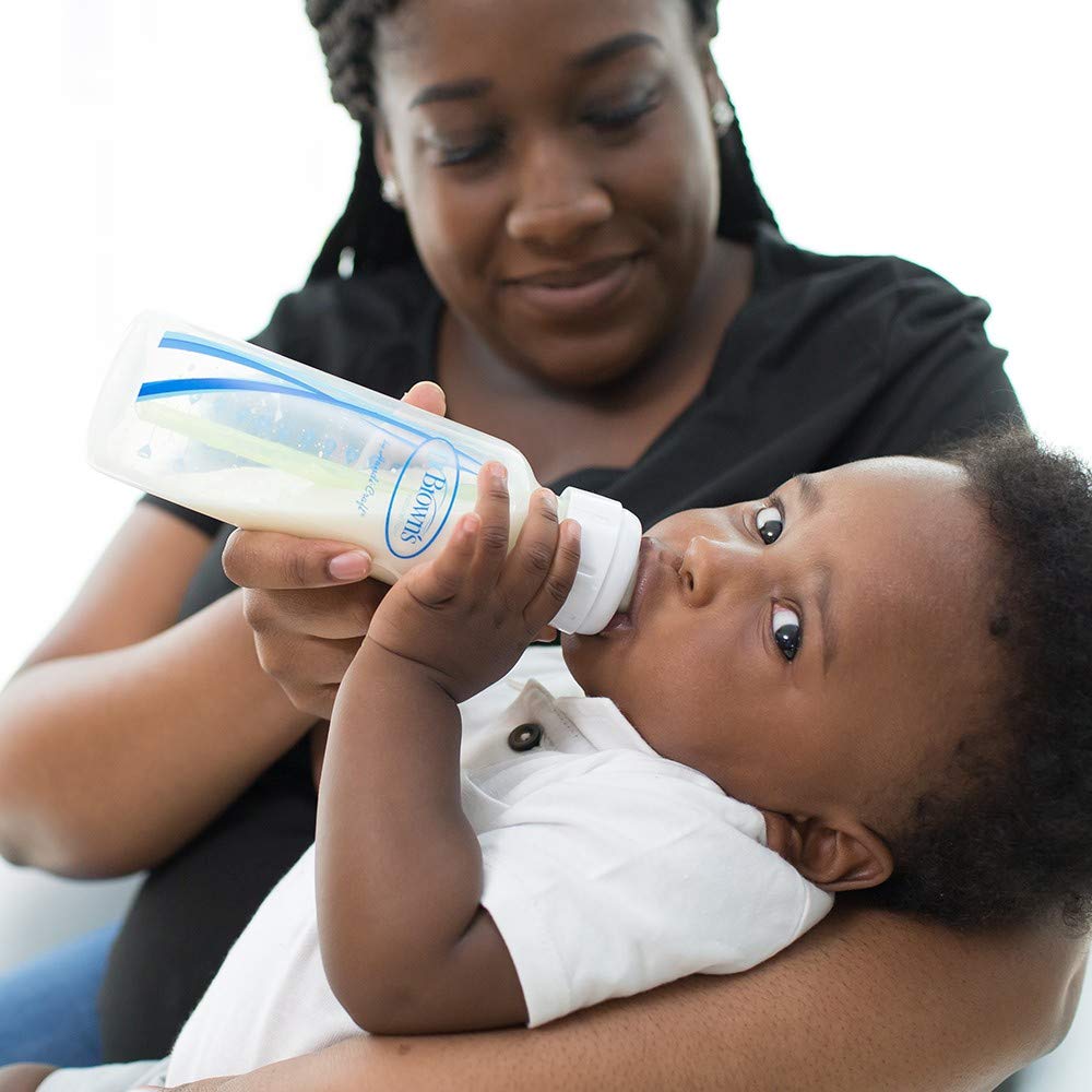 Dr. Brown's Options Standard Neck Feeding Bottle (250 Ml, Pack of 1, White)