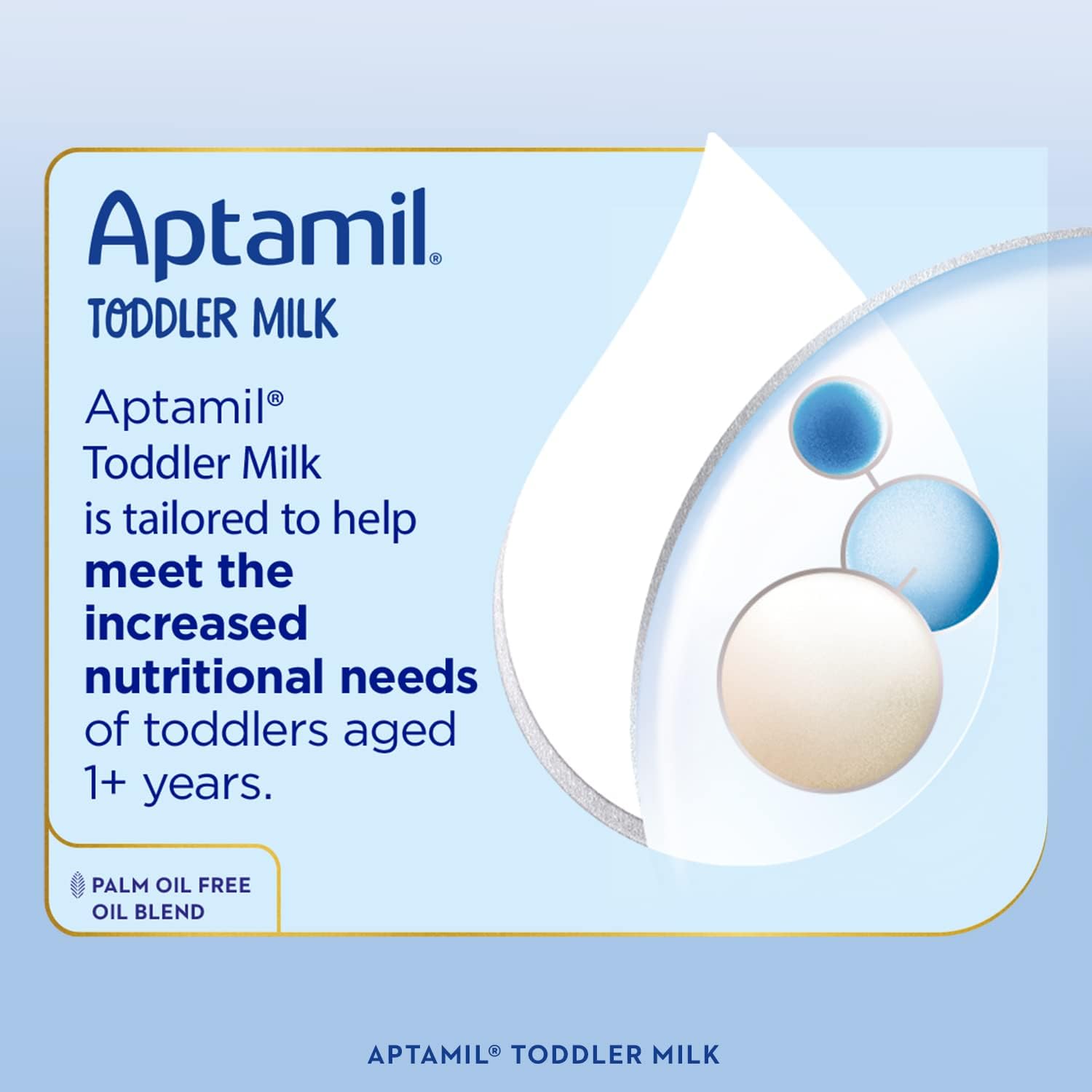 Aptamil 3 Toddler Baby Milk Powder Formula, 1-2 Years, 800g