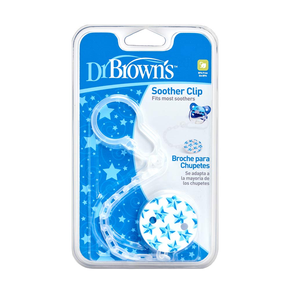 Dr. Brown's Kid's Pacifier Chain Baby Soother Clip (Multicolour)
