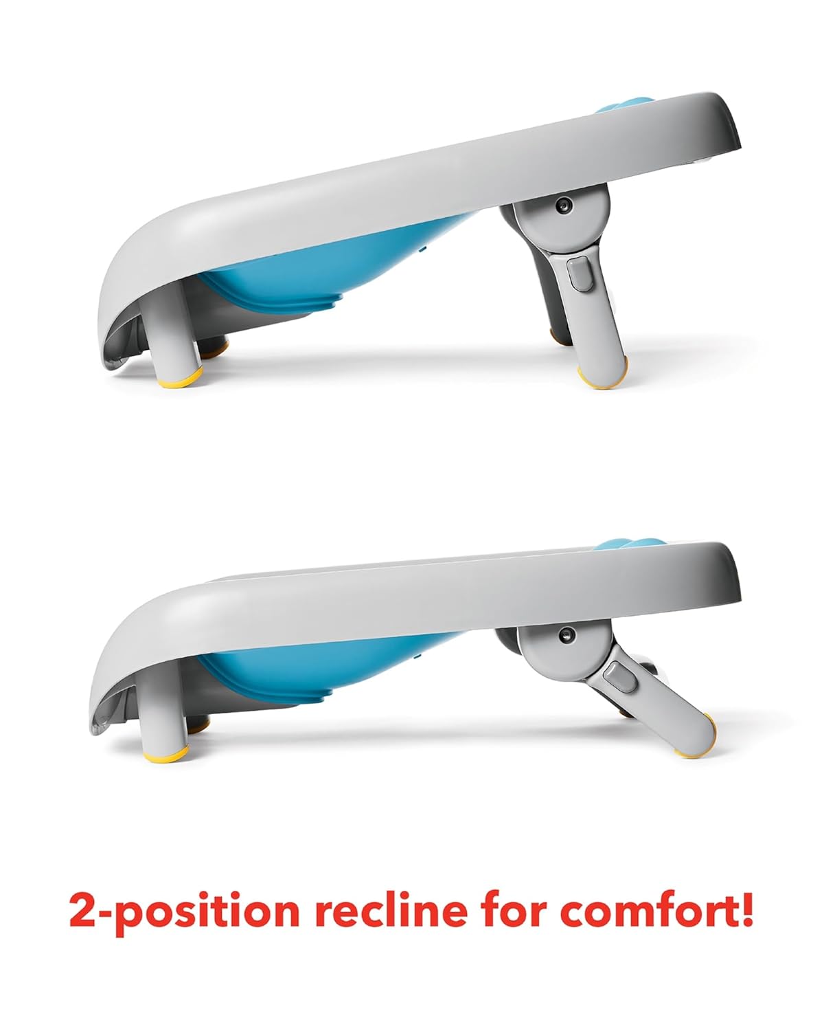 Skip Hop Moby Recline & Rinse Bather,Pack of 1,Blue