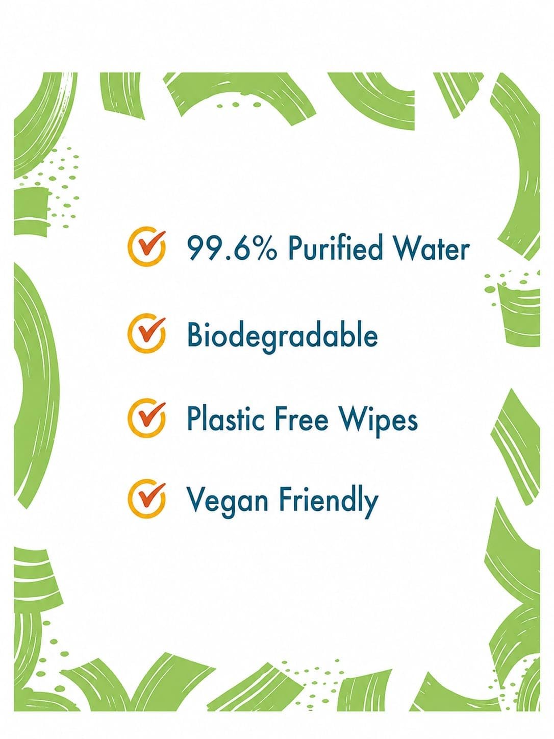 Aqua Wipes Essentials – 99.6% Water-Based Biodegradable Wipes for Sensitive Skin – Plastic-Free | Newborn Safe (Pack of 1)