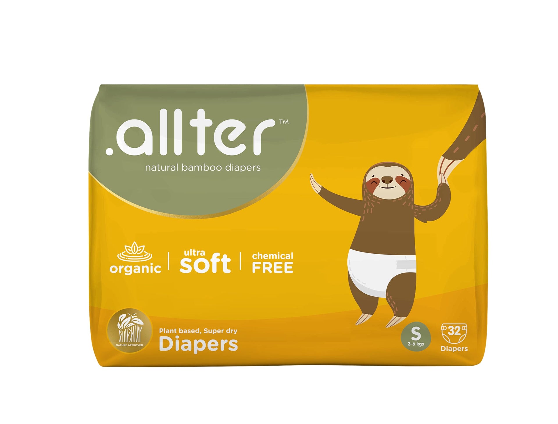 .allter Organic Bamboo Pant Style Baby Diapers L Size (13-17 Kg)|24 Count (Pack Of 1)|Rash Free, Super Absorbent, 3X Softer, with Wetness Indicator | Explorer