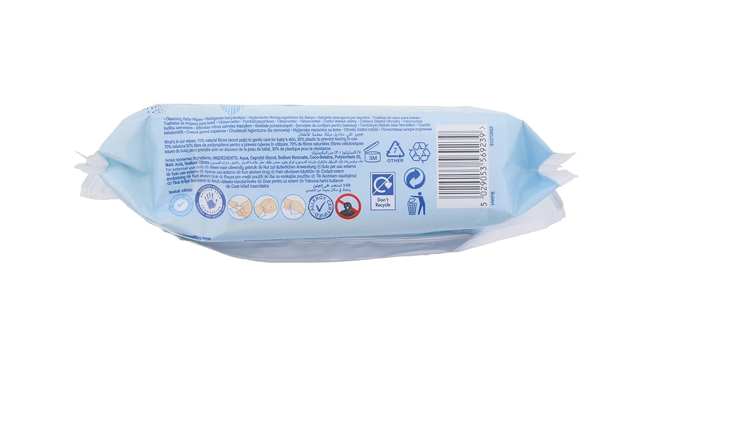 Huggies Pure Baby Cleansing Wipes | 72's