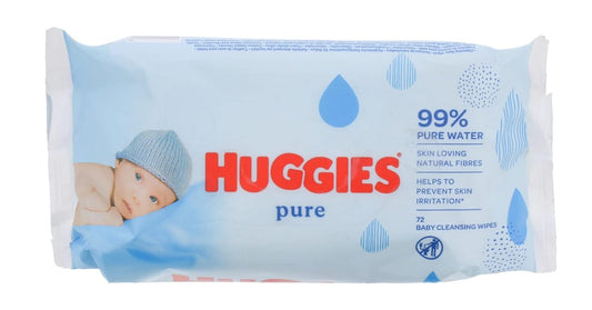 Huggies Pure Baby Cleansing Wipes | 72's