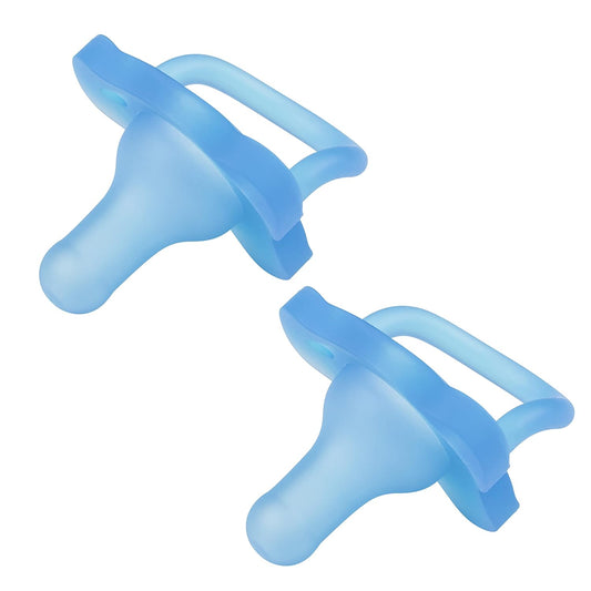 Dr. Brown's Happypaci 100% Silicone Pacifier, 0M+, Blue, 2 Count - Baby