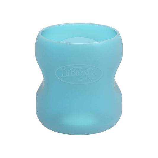 Kidsland Wide Neck Glass Bottle Sleeve 5 oz - Blue