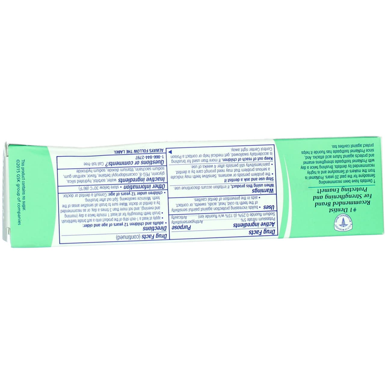 Sensodyne Pronamel Mint Essence Toothpaste,Cavity, 4 Oz