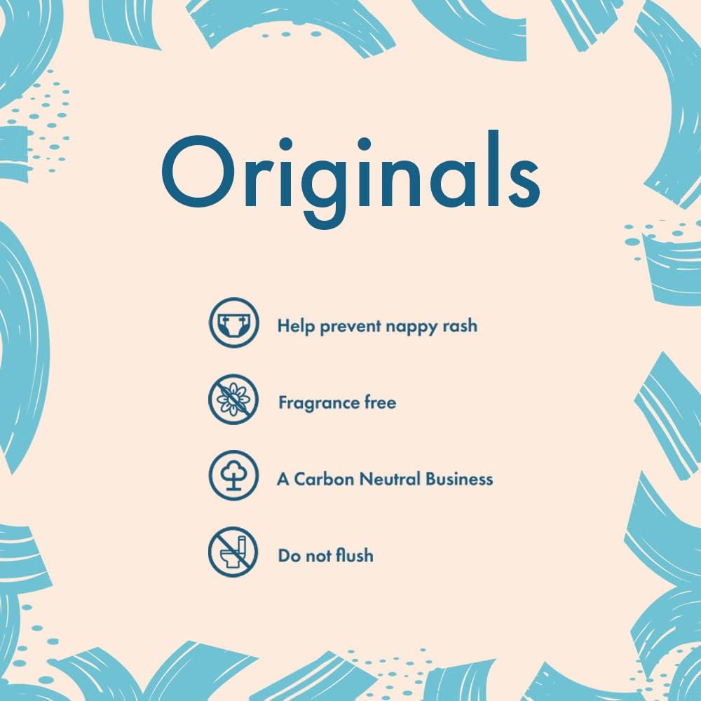 Aqua Wipes Originals Baby Wipes, 100% Biodegradable, Plastic Free Wipes, 99.6% Purified Water, Newborn Wipes, Vegan, Paraben and Perfume Free, NHS Approved (12 Packs of 64 Wipes, 768 Wipes)