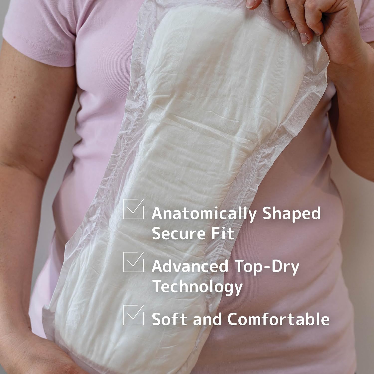 Abena Premium Maternity Pads for Women Super Absorption, Soft Disposable Pads,15 Count