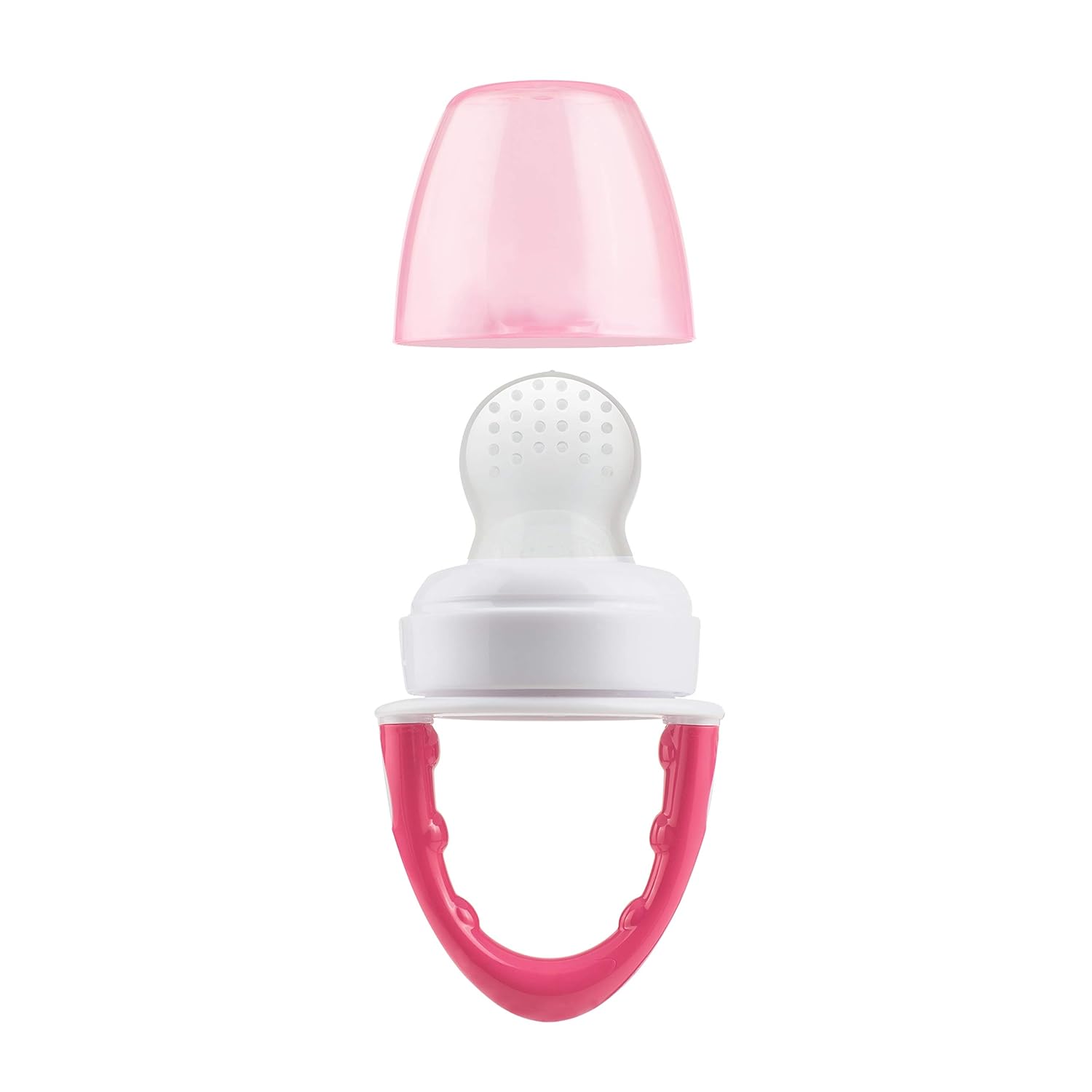 Dr. Brown's Fresh First Silicone Feeder 4 M+ (Pack of 1, Pink)