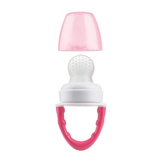 Dr. Brown's Fresh First Silicone Feeder 4 M+ (Pack of 1, Pink)