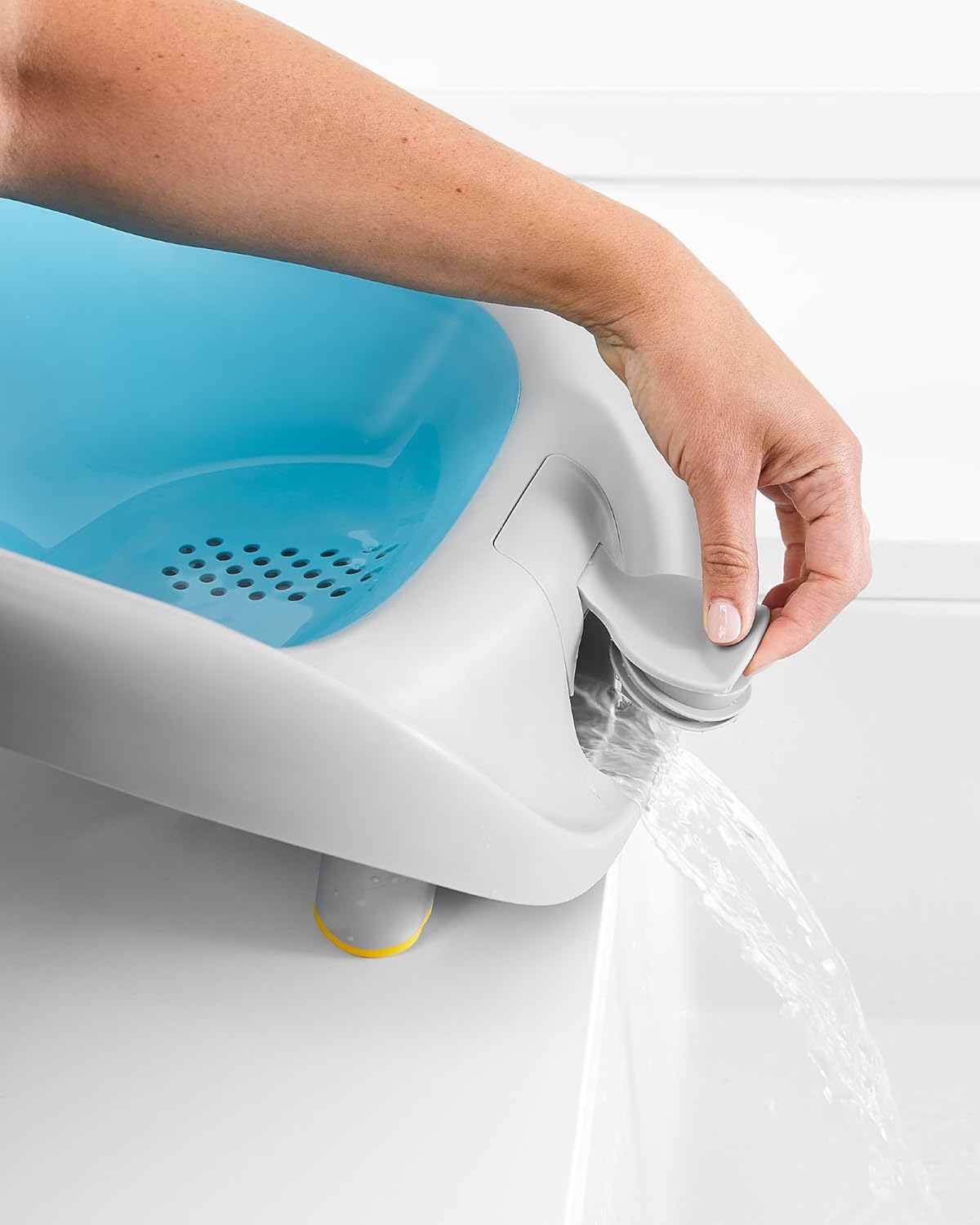 Skip Hop Moby Recline & Rinse Bather,Pack of 1,Blue
