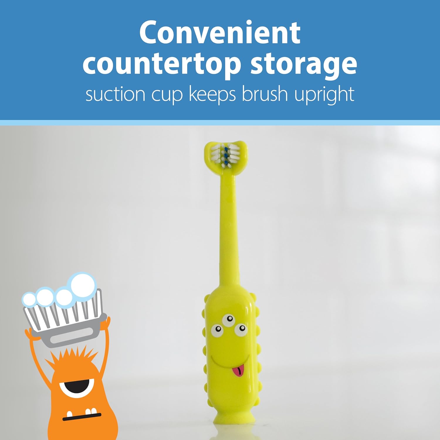 Toothbrush Monster Green