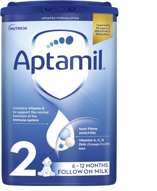 Aptamil 2 Follow On Baby Milk Powder Formula, 6-12 Months, 800 g