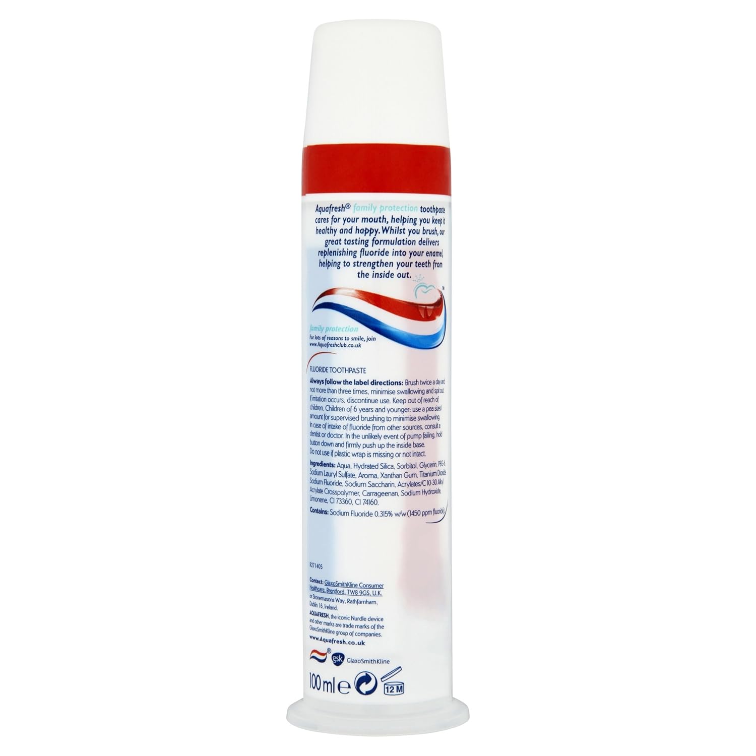 fresh Family Protection Fresh and Minty Toothpaste Pump (100ml)