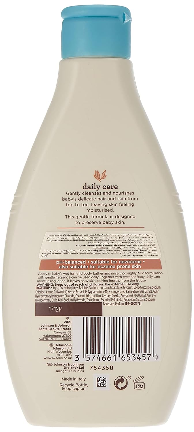 Aveeno Baby Daily Care Hair and Body Wash 250ml