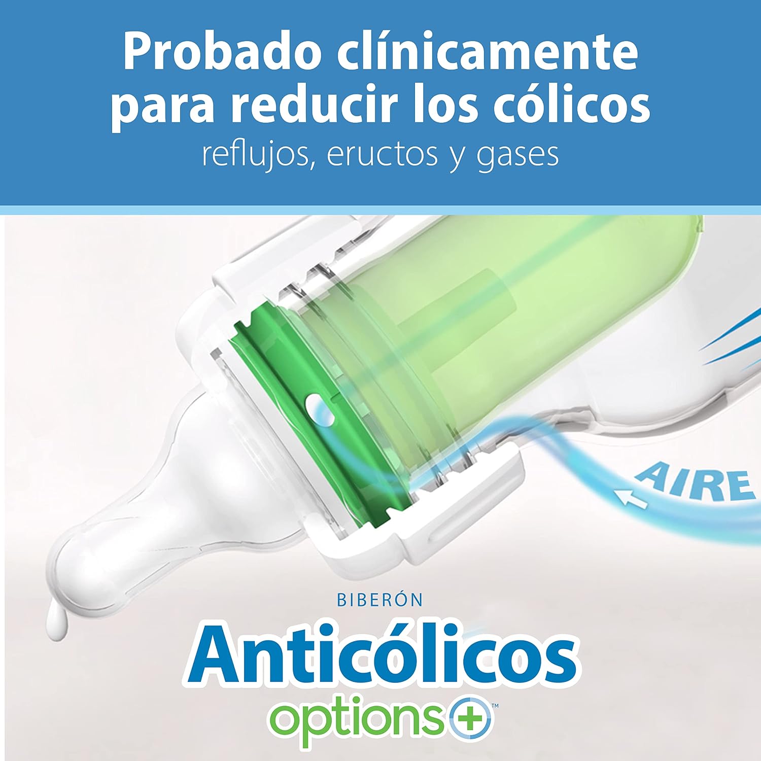 Dr. Brown's Options Standard Neck Silicone Feeding Bottle (250 Ml, Pack of 1, White) (Pack of 4)
