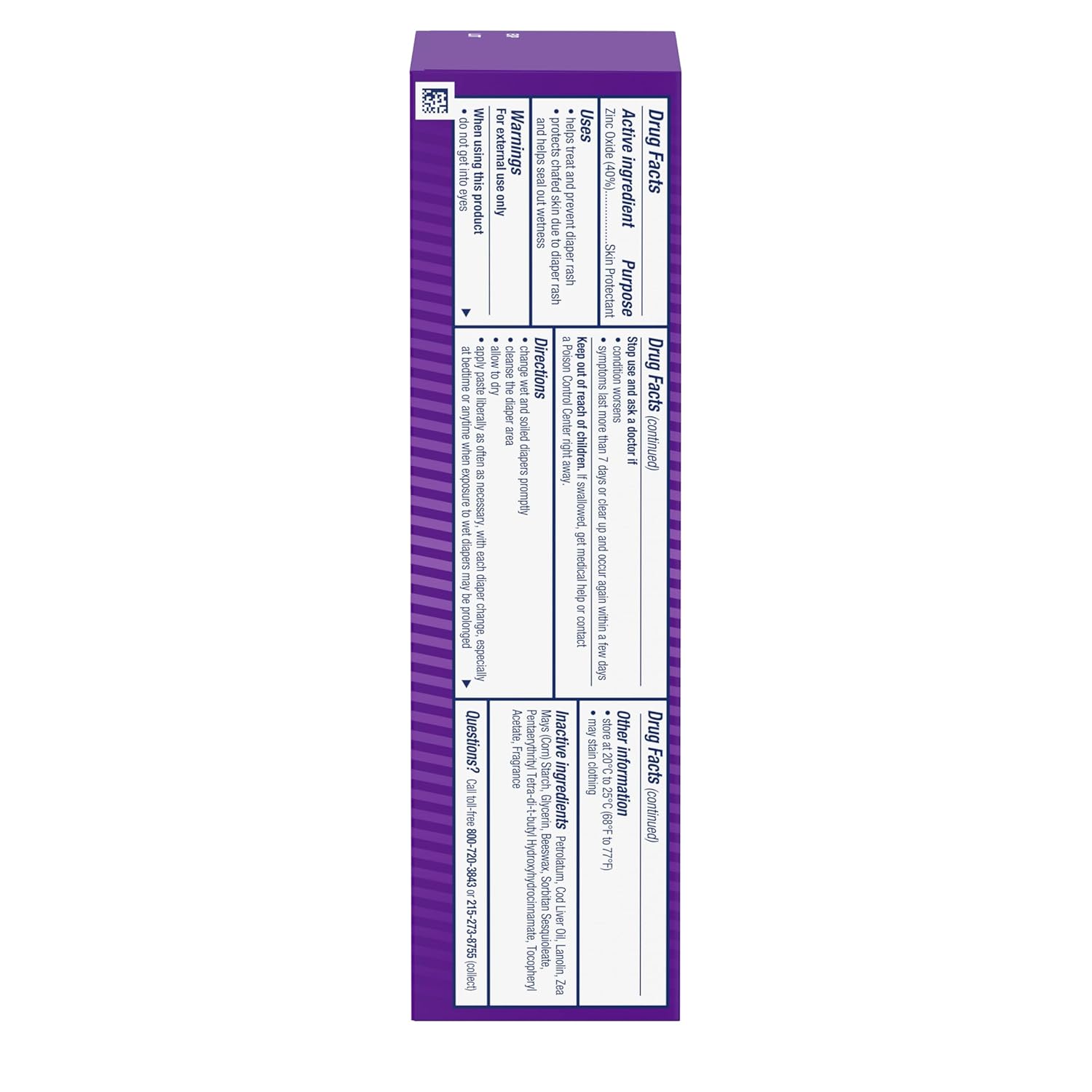 Desitin Baby Diaper Rash Maximum Strength Original Paste, 4 Oz Tube