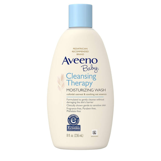 Aveeno Baby Cleansing Therapy Moisturizing Wash - Pack of 1, 236mL