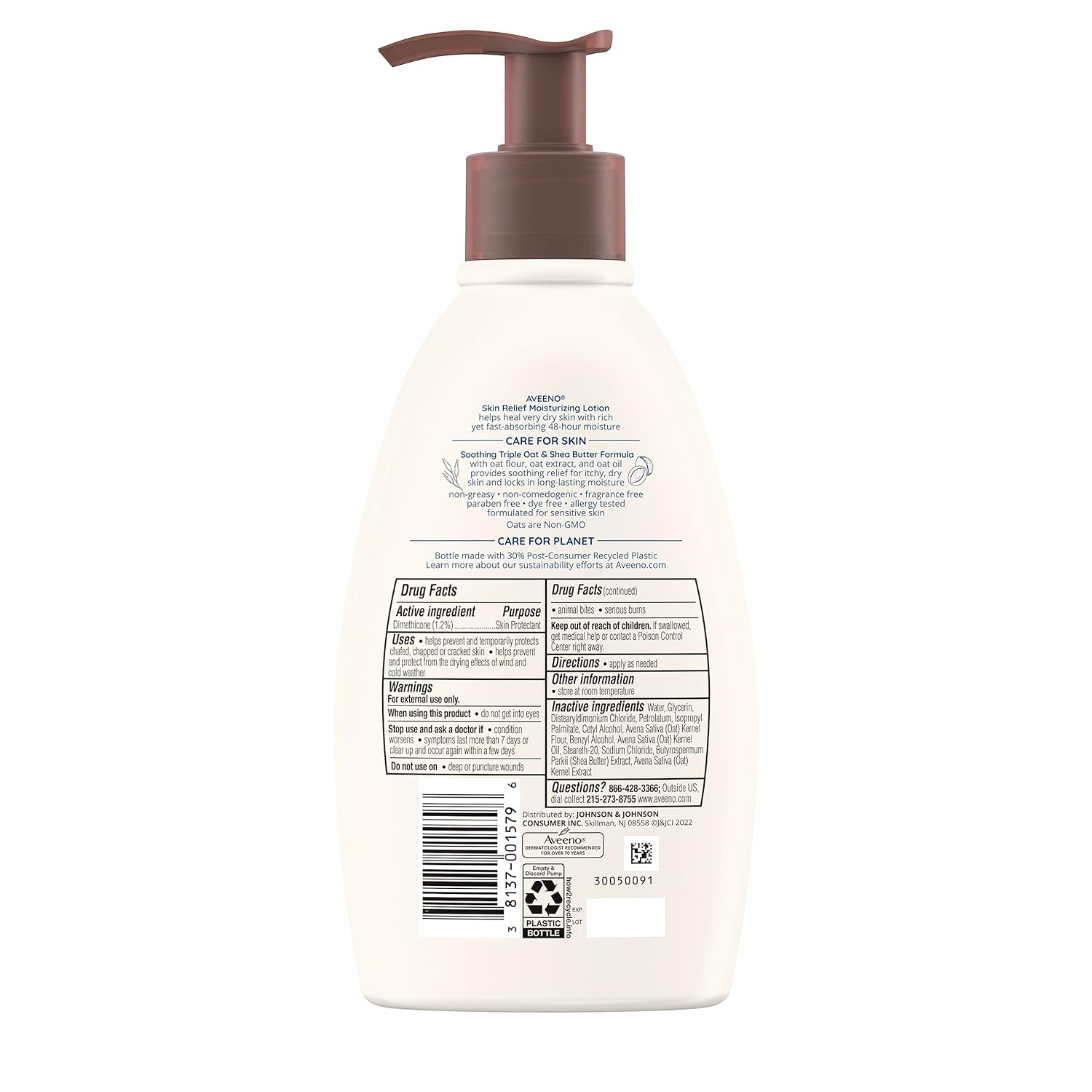 Aveeno Active Naturals Skin Relief 24Hr Moisturizing Lotion Fragrance, 354ml