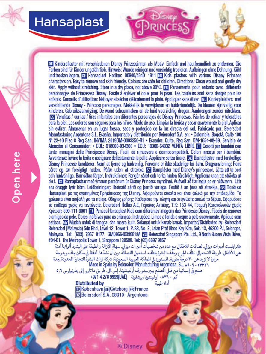Hansaplast Hansaplast Disney Princess Plasters 20'S