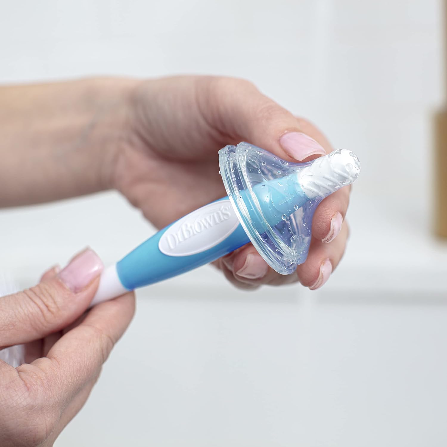 Dr. Brown's Bottle Plastic Brush, Blue, (Pack of 1)