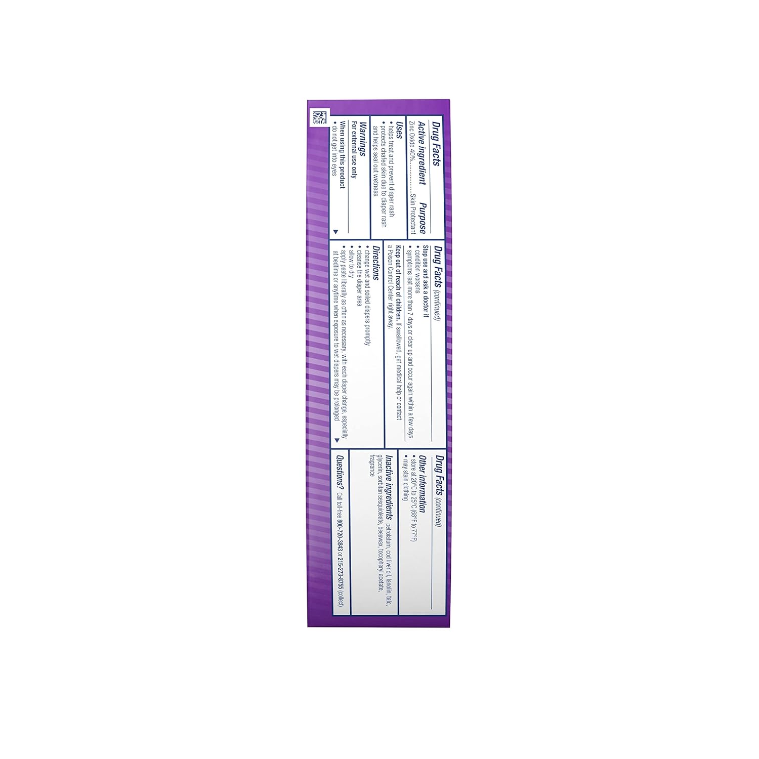 Desitin Baby Diaper Rash Maximum Strength Original Paste, 4 Oz Tube