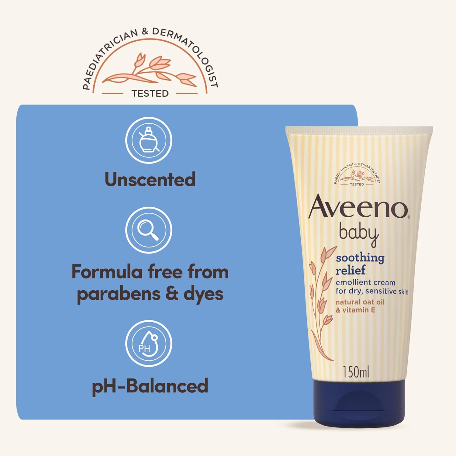 AVEENO Baby Soothing Relief Emollient Cream 150 ml